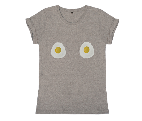 Fried Egg Print T-Shirt