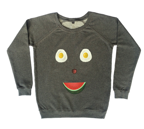 Happy Fruity Demon Sweatshirt - Made to Order